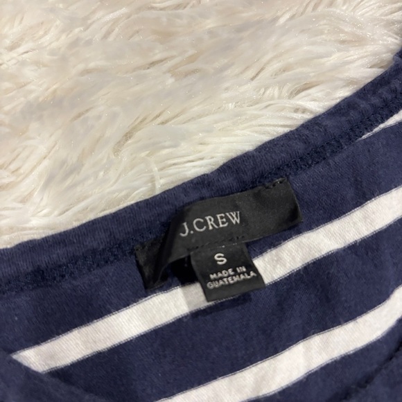 J. Crew Knit Cutaway Mini Striped Nautical Preppy Casual Dress Sz S - Picture 9 of 12
